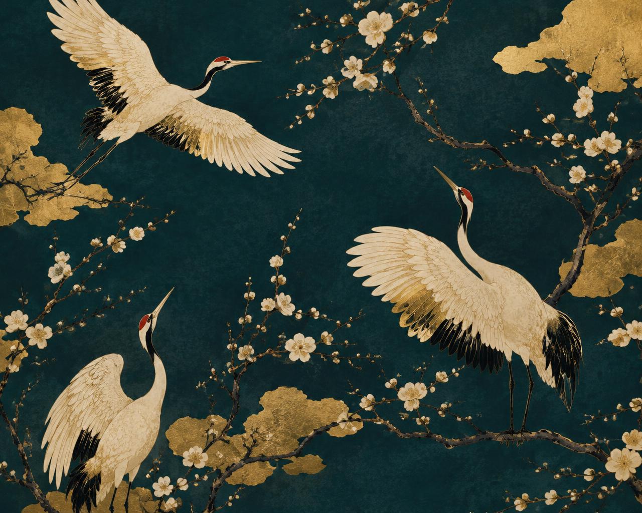 Floral wallpaper